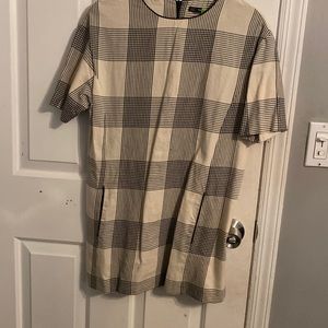 Zara mini plaid dress